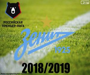 yapboz FK Zenit, şampiyon 2018-2019